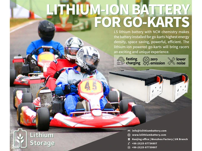 El Almacenamiento de litio impulsa la transición de electrificación de Go-Karts EN EL Reino Unido con tecnología basada en Li-Ion
