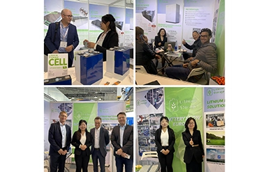 Almacenamiento de litio atendido en Battery Show Europe 2023 celebrado en Stuttgart